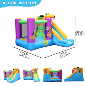 Château gonflable Jungle avec toboggan, fabricant en gros - Product Image 5