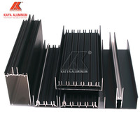 Profilé en aluminium de qualité supérieure pour cadre de fenêtres et portes, type rail supérieur, pour salles blanches et maisons solaires en Europe