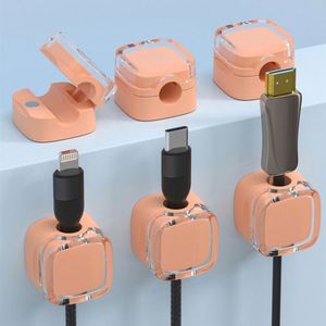 Juego de 6 Clips Magnéticos para Cables, Organizador de Cables, Clip Magnético Debajo del Escritorio, Gestión de Cables, Sujetador de Cables - Product Image 4