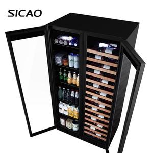 Refrigerador de Vino de Doble Puerta y Gran Capacidad con Sistema de Enfriamiento por Compresor, 300l Jc-260b, Doble Puerta - Product Image 2