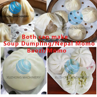 Boulette de soupe commerciale Momo faisant la machine Mini machine de boulette de soupe juteuse Fabricant de produits céréaliers faisant des machines