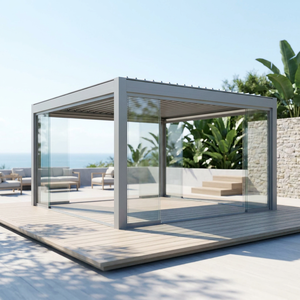 <span class=keywords><strong>Pergola</strong></span> en aluminium Bioclimatica pour terrasse et balcon |   Écran LED |   Écologique et durable |   Approvisionnement direct d'<span class=keywords><strong>usine</strong></span> |   DDP Europe - Product Image 1