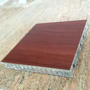 Panel sarang lebah Aluminium Veneer kayu kabinet dapur dari Panel sarang lebah Aluminium Cho
