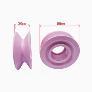 Rueda Guía de Cerámica de Alta Gama para Trefilado, Diámetro Exterior 55mm, Grosor 20mm, Finamente Pulida, Certificación OEM ISO9001 - Product Image 1