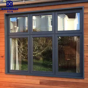 Ventanas grandes y comerciales para baño, doble acristalado, estándar australiano, puertas y ventanas de aluminio, venta al por mayor