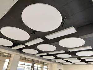 Tuile de <span class=keywords><strong>plafond</strong></span> en laine de verre colorée avec forme de nuage, type d'<span class=keywords><strong>isolation</strong></span> à bulles - Product Image 4
