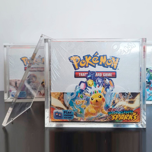 Acrylic Trường Hợp Booster Gói Với Nắp Từ Tính Elite Huấn Luyện Viên Hộp Thẻ Cho Pokemon Booster Hộp - Product Image 1