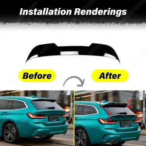 Pour BMW Série 3 G21 Break 2019 2020 2021 2022 2023 2024 2025 – Aileron arrière fixe pour voiture, kit de carrosserie décoratif - Product Image 2