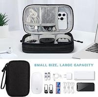 Mini pochette de rangement pour téléphone portable, cartes SD, accessoires électroniques, sac de transport pour voyages