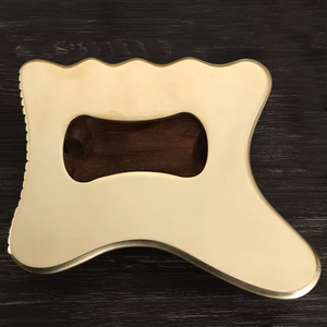 Masajeador de cuello de hombro de latón Hipocampo de madera Bolsa rica Ortesis Cervical Ejercicio Cuerpo Trapecio Productos de masaje muscular - Product Image 2