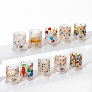 Vaso Giratorio de Lujo para Whisky, Irrompible, Antiestrés, Pintado a Mano, Cristalería al por Mayor - Product Image 2