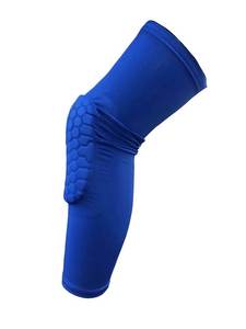 Genouillères respirantes anti-collision pour basketball, baseball, football, avec protection en nid d'abeille, genouillères longues - Product Image 5