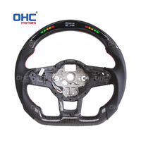 Volant à LED Ohc Motor pour Volkswagen VW Golf 7 Golf7 Mk7 GTI 7 R Golf 7 R DSG en Fibre de Carbone