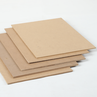 Panneau de bois MDF 3 mm 1/8x12x20 pouces, 10 paquets de panneaux de fibres de densité moyenne, particules de contreplaqué, panneaux de panneaux d'aggloméré