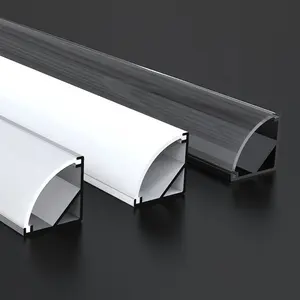 OEM Prix d'usine Led Profilé en aluminium en forme de V extrudé Pc Diffuseur Cover Channel Light Bar Case //
