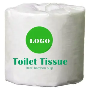 Bambus-Toiletten papierrollen Individuell bedrucktes Toiletten papier