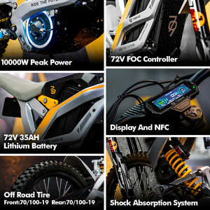 Motocicleta Todoterreno Profesional de 10000w 79 Bike Pro - Product Image 3