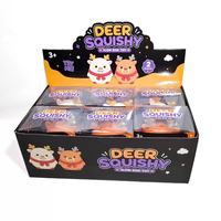 Jumbo Squishies Cerf Jouets Sensoriels Anti-Stress Balle à Presser Animaux Renne de Noël 2026 Cadeaux Squishy de Noël