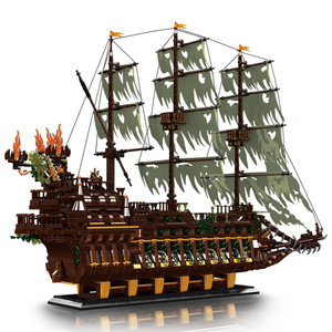 Niederländer n.º de Feiyue 13197 Versión Mejorada, Bloques de Construcción Clásicos de Alta Dificultad, Barco Pirata, Pieza de Colección, Réplica - Product Image 1