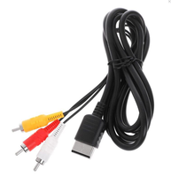 Câble de Conversion Audio 1.8M pour Console de jeu Sega Cordon de données RCA pour Console de jeu Convertisseur de fil AV TV