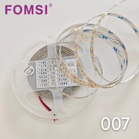 Bande LED FOMSI DC 12V 10W Smd2835 120leds/m 8mm Haute Densité Adhésif Arrière Découpable Bande LED Blanche Flexible Bande Lumineuse LED
