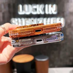 เคสใสแม่เหล็กหรูหราประดับกลิตเตอร์สำหรับ iPhone 17 16 15 14 Pro <span class=keywords><strong>Max</strong></span> 17 <span class=keywords><strong>Air</strong></span> พร้อมที่วางโทรศัพท์แบบกระจก กรอบเพชร ฝาหลังนิ่ม - Product Image 6
