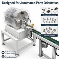 Système d'alimentation rotative automatique de pièces OEM/ODM, Alimentateur centrifuge, Châssis modulaire, Moteur, PLC, Disque de tri personnalisé 1-5kW pour