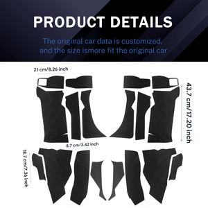 Para Seat <span class=keywords><strong>Leon</strong></span> MK4 <span class=keywords><strong>Cupra</strong></span> <span class=keywords><strong>Leon</strong></span> <span class=keywords><strong>Cupra</strong></span> Formentor 2020 2021 <span class=keywords><strong>2022</strong></span> 2023 2024 2025 Adhesivo para el bolsillo de la puerta delantera y trasera del coche, embellecedor interior - Product Image 4