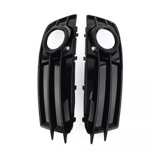 Grille de protection des feux antibrouillard Audi A3 Sport Edition 2009-2012, noire, ABS, à clipser sur le pare-chocs avant, paire - Product Image 5