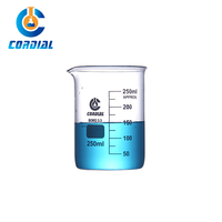 Bécher en verre borosilicate 3.3 CORDIAL 50 ml à forme basse pour usage en laboratoire
