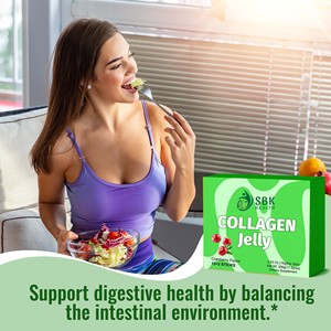 Jalea de Colágeno al por Mayor con Polvo de Yerba Mate y Péptidos de Colágeno de Pescado Gutc Leanse Focus Support Sodium Jelly - Product Image 4