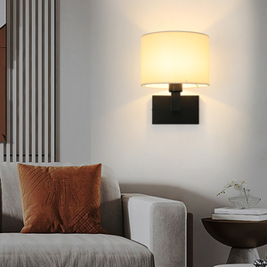 Lámpara <span class=keywords><strong>de</strong></span> <span class=keywords><strong>Noche</strong></span> Redonda <span class=keywords><strong>de</strong></span> Estilo Nórdico Moderno, Base E27, Cuerpo <span class=keywords><strong>de</strong></span> Hierro, Luz LED Blanca Cálida, Certificación ROHS, para Hoteles y Mesas - Product Image 2