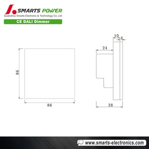 luz de <span class=keywords><strong>casa</strong></span> inteligente atenuación <span class=keywords><strong>dali</strong></span> interruptor dimmer táctil luz interruptor de alimentación con cuatro botones. - Product Image 5