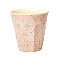 Tasse en mélamine de taille moyenne 250 ml, impression décalcomanie, moderne, écologique, idéale pour les fêtes, les pique-niques et l'usage domestique