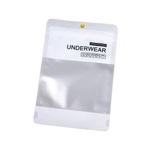Bolsa de embalaje de ropa interior con logotipo personalizado, bolsa de polietileno de plástico transparente para calzoncillos al por mayor, bajo <span class=keywords><strong>Moa</strong></span> 1000 piezas - Product Image 5