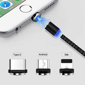 <span class=keywords><strong>Micro</strong></span> <span class=keywords><strong>USB</strong></span> <span class=keywords><strong>2</strong></span>,<span class=keywords><strong>0</strong></span> de carga magnética Supercalla de Nylon trenzado Cable de tipo c 2m - Product Image 3