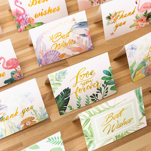 Tarjetas <span class=keywords><strong>de</strong></span> Felicitación Plegables Impresas a Color al por Mayor, Tarjetas <span class=keywords><strong>de</strong></span> Agradecimiento para Bodas, Cumpleaños, San Valentín y Todas las Ocasiones - Product Image 2