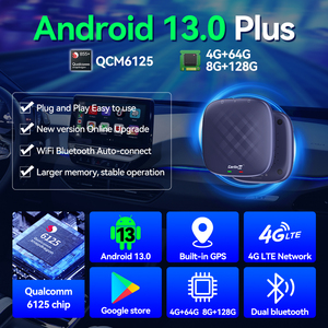 CarlinKit Android 13, Carplay y Android Auto Inalámbricos, Caja Carplay con IA, Dongle Inalámbrico, <span class=keywords><strong>IPTV</strong></span>, Reproductor de Video Netflix, 64G 128G - Product Image 6