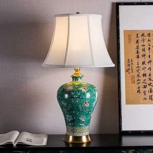 Conception de <span class=keywords><strong>roman</strong></span> rouge Chine lampe en céramique en gros de lumière antique en céramique faite à la main sur la table - Product Image 5