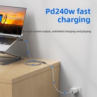 Typ-C Verlängerungskabel Stecker-zu-Stecker 20 Gbps Adapter USB 3.2 Geflochtene Ummantelung 4K Bildschirmspiegelung Festplatten-Erweiterung Datenübertragung