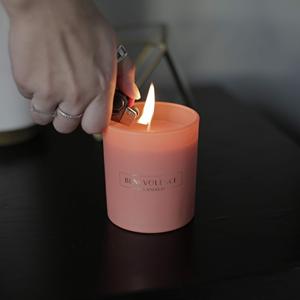 OEM Etiqueta Privada Logotipo De lujo perfumada De La Soja Velas De Cera Lilin, Velas De Cera De Soja bujías A La Cire De Soja con tarro De caja - Product Image 5