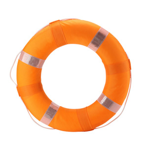 Anillo salvavidas circular de espuma de tela Oxford, alta flotabilidad, supervivencia para adultos y niños, prevención de inundaciones de emergencia - Product Image 1