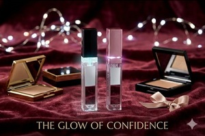 empty lip gloss <b>tube</b> with <b>led</b> light and mirror - Product Image 2
