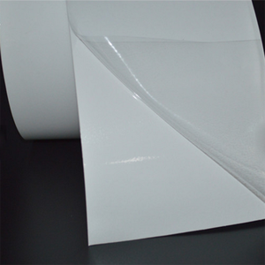 Étiquettes autocollantes en rouleau en film PET transparent imperméable personnalisé avec revêtement adhésif - Product Image 5