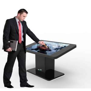 75-inch t hình dạng tương tác Android Linux hệ thống cửa sổ cảm ứng LCD Bảng cho kỹ thuật số biển Cửa hàng bán lẻ trung tâm mua sắm - Product Image 2