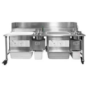F030 Shineho <b>High</b> Quality Equipment Stainless Steel Commercial Breading <b>Table</b> With Motor for Restaurant <b>Kitchen</b> Breading <b>Table</b> f - Product Image 1