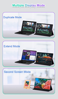 Moniteur portable Eimio 15,6 pouces FHD IPS 1080P Type-C, deuxième écran externe pour ordinateur portable, extension pour Windows Phone Office Business OEM