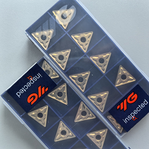 เม็ดมีดคาร์ไบด์รูปสามเหลี่ยม Yg1 YG2025 TNMG160408-MG ของแท้ 100% สำหรับเครื่องกลึง CNC เคลือบ HRC45-60 รับประกัน 3 ปี - Product Image 5