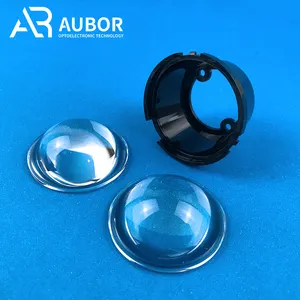 Lentille convexe en plastique personnalisée, en carton, lentille pour projecteur LED/spot lumineux