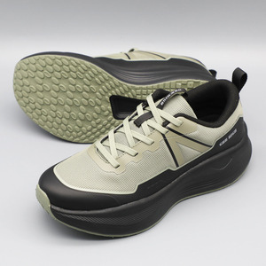 Zapatillas Deportivas para Hombre, Color Verde Oliva y Negro, Transpirables, con Amortiguación Ligera y Cierre de Cordones - Product Image 3